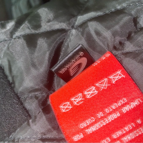 RARE NFL Tampa Bay Buccaneers Wool Leather Varsity Jacket Black Red Size Men Med - Picture 10 of 10